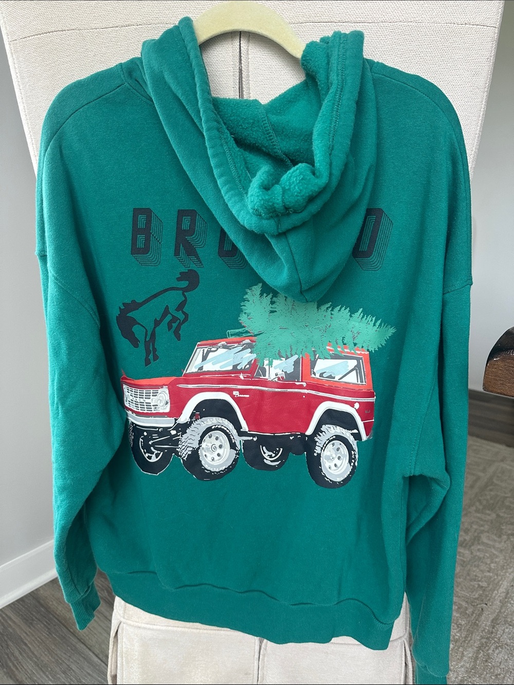 Bronco Christmas Hoodie